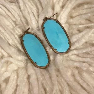 Kendra Scott turquoise earrings